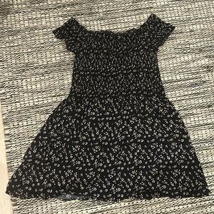 Off shoulder flower print Brandy Melleville blouse